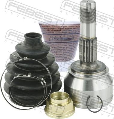 Febest 2510-BOX3TD - Шарнір, ШРУС, приводний вал autozip.com.ua