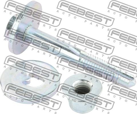 Febest 2529-002-KIT - Болт регулювання розвалу коліс autozip.com.ua