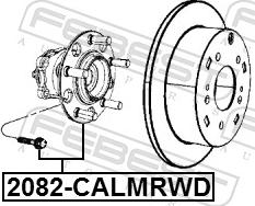 Febest 2082-CALMRWD - Маточина колеса autozip.com.ua