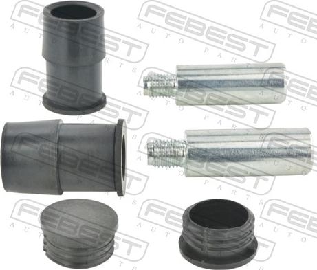 Febest 2074-DURF-KIT - Направляючий болт, корпус скоби гальма autozip.com.ua