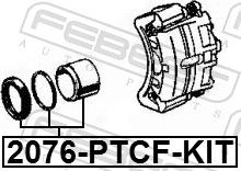 Febest 2076-PTCF-KIT - Ремкомплект, гальмівний супорт autozip.com.ua