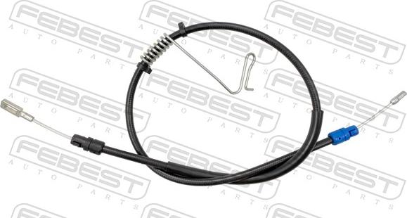 Febest 2199-TT92WHRH - Трос, гальмівна система autozip.com.ua