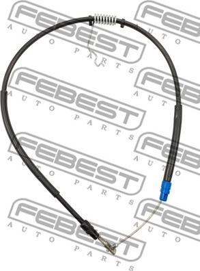 Febest 2199-TT9LRH - Трос, гальмівна система autozip.com.ua