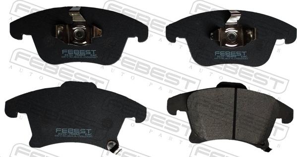 Febest 2101-MONVF - Гальмівні колодки, дискові гальма autozip.com.ua
