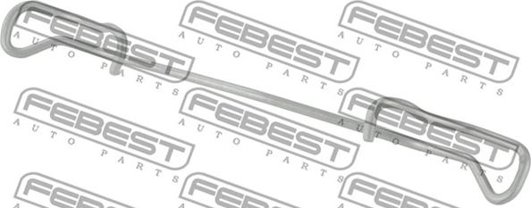 Febest 2103-001 - Пружина, колодки дискового гальма autozip.com.ua