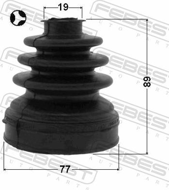 Febest 2115-CB4T - Пильник, приводний вал autozip.com.ua