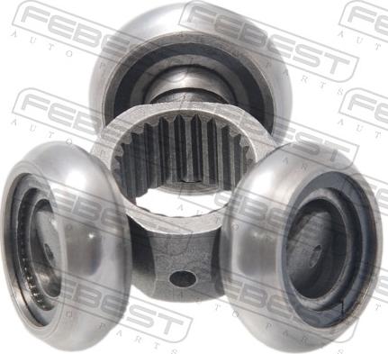 Febest 2116-TC718TDCI - Муфта з шипами, приводний вал autozip.com.ua
