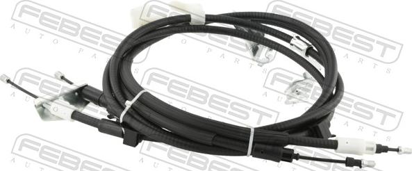 Febest 21100-FOCIII - Трос, гальмівна система autozip.com.ua