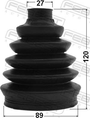Febest 2117P-CA223 - Пильник, приводний вал autozip.com.ua