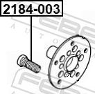 Febest 2184-003 - Болт кріплення колеса autozip.com.ua
