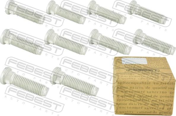 Febest 2184-002-PCS10 - Болт кріплення колеса autozip.com.ua
