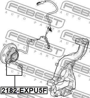 Febest 2182-EXPU5F - Маточина колеса autozip.com.ua