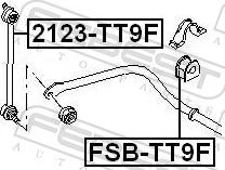 Febest 2123-TT9F - Тяга / стійка, стабілізатор autozip.com.ua