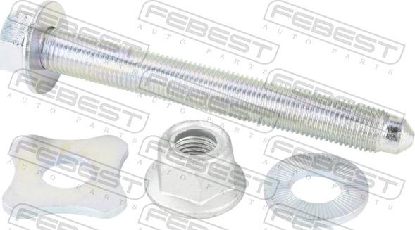 Febest 2398-007-KIT - Болт регулювання розвалу коліс autozip.com.ua