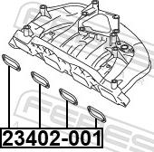 Febest 23402-001 - Прокладка, впускний колектор autozip.com.ua