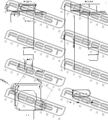 Febest 23640-004 - Котушка запалювання autozip.com.ua