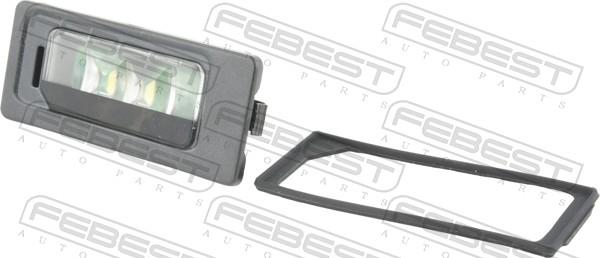 Febest 23631-001LED - Ліхтар освітлення номерного знака autozip.com.ua