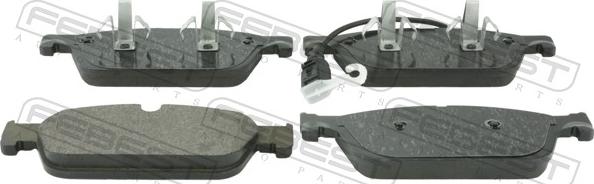 Febest 2301-T6F - Гальмівні колодки, дискові гальма autozip.com.ua