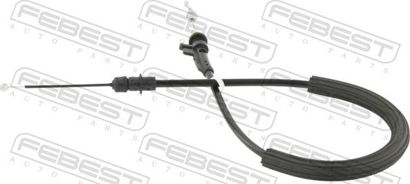 Febest 23104-B7RV1 - Трос, замок дверей autozip.com.ua
