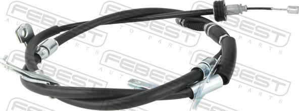 Febest 22100-A2LH - Трос, гальмівна система autozip.com.ua
