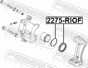 Febest 2275-RIOF - Ремкомплект, гальмівний супорт autozip.com.ua