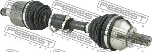 Febest 2714-S40LH - Приводний вал autozip.com.ua