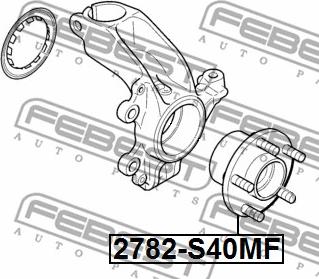 Febest 2782-S40MF - Маточина колеса autozip.com.ua