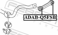 Febest ADAB-Q5FSB - Підвіска, стійка валу autozip.com.ua