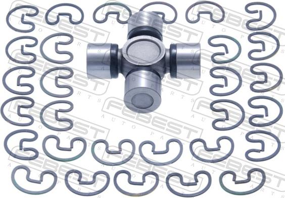 Febest ASN-A60F - Шарнір, поздовжній вал autozip.com.ua