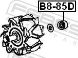 Febest B8-85D - Підшипник autozip.com.ua