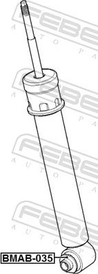 Febest BMAB-035 - Сайлентблок стійки, амортизатора autozip.com.ua