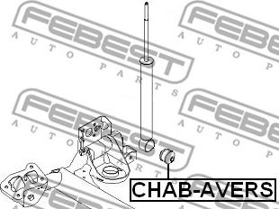 Febest CHAB-AVERS - Сайлентблок стійки, амортизатора autozip.com.ua