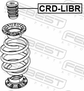 Febest CRD-LIBR - Відбійник, буфер амортизатора autozip.com.ua