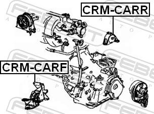 Febest CRM-CARF - Подушка, підвіска двигуна autozip.com.ua