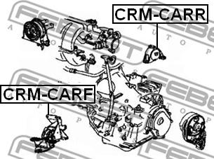 Febest CRM-CARR - Подушка, підвіска двигуна autozip.com.ua