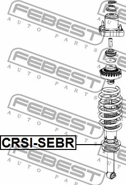 Febest CRSI-SEBR - Тарілка пружини autozip.com.ua