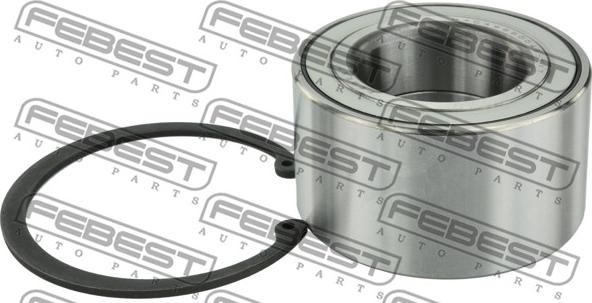 Febest DAC49880046-KIT - Комплект підшипника маточини колеса autozip.com.ua
