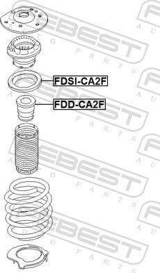Febest FDSI-CA2F - Тарілка пружини autozip.com.ua