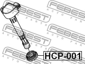 Febest HCP-001 - Кільце ущільнювача, шахта свічки autozip.com.ua