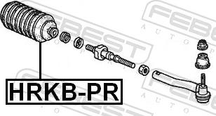 Febest HRKB-PR - Пильник, рульове управління autozip.com.ua