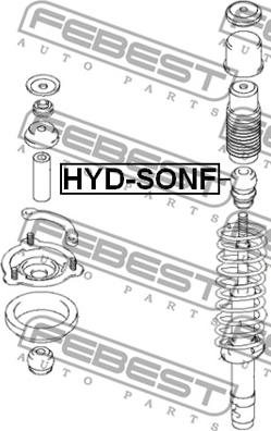 Febest HYD-SONF - Відбійник, буфер амортизатора autozip.com.ua