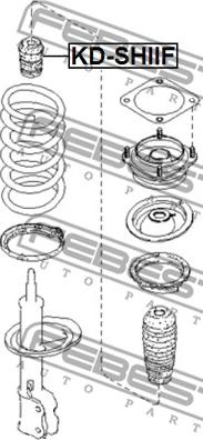 Febest KD-SHIIF - Відбійник, буфер амортизатора autozip.com.ua