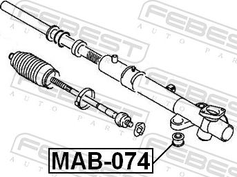 Febest MAB-074 - Підвіска, кермове управління autozip.com.ua