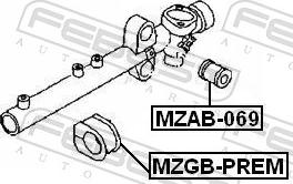 Febest MZAB-069 - Підвіска, кермове управління autozip.com.ua