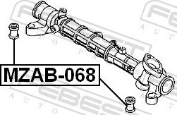 Febest MZAB-068 - Підвіска, кермове управління autozip.com.ua