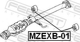 Febest MZEXB-01 - Монтажний комплект, система випуску autozip.com.ua