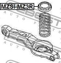 Febest MZSI-MZ3R - Підшипник кочення, опора стійки амортизатора autozip.com.ua