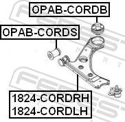 Febest OPAB-CORDB - Сайлентблок, важіль підвіски колеса autozip.com.ua