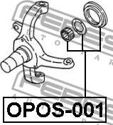 Febest OPOS-001 - Ремкомплект поворотного кулака OPEL FRONTERA A. B 92- перед. міст Вир-во FEBEST autozip.com.ua