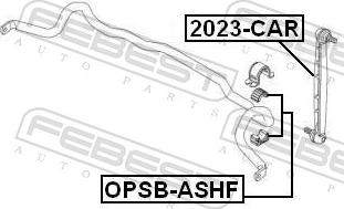 Febest OPSB-ASHF - Втулка, стабілізатор autozip.com.ua